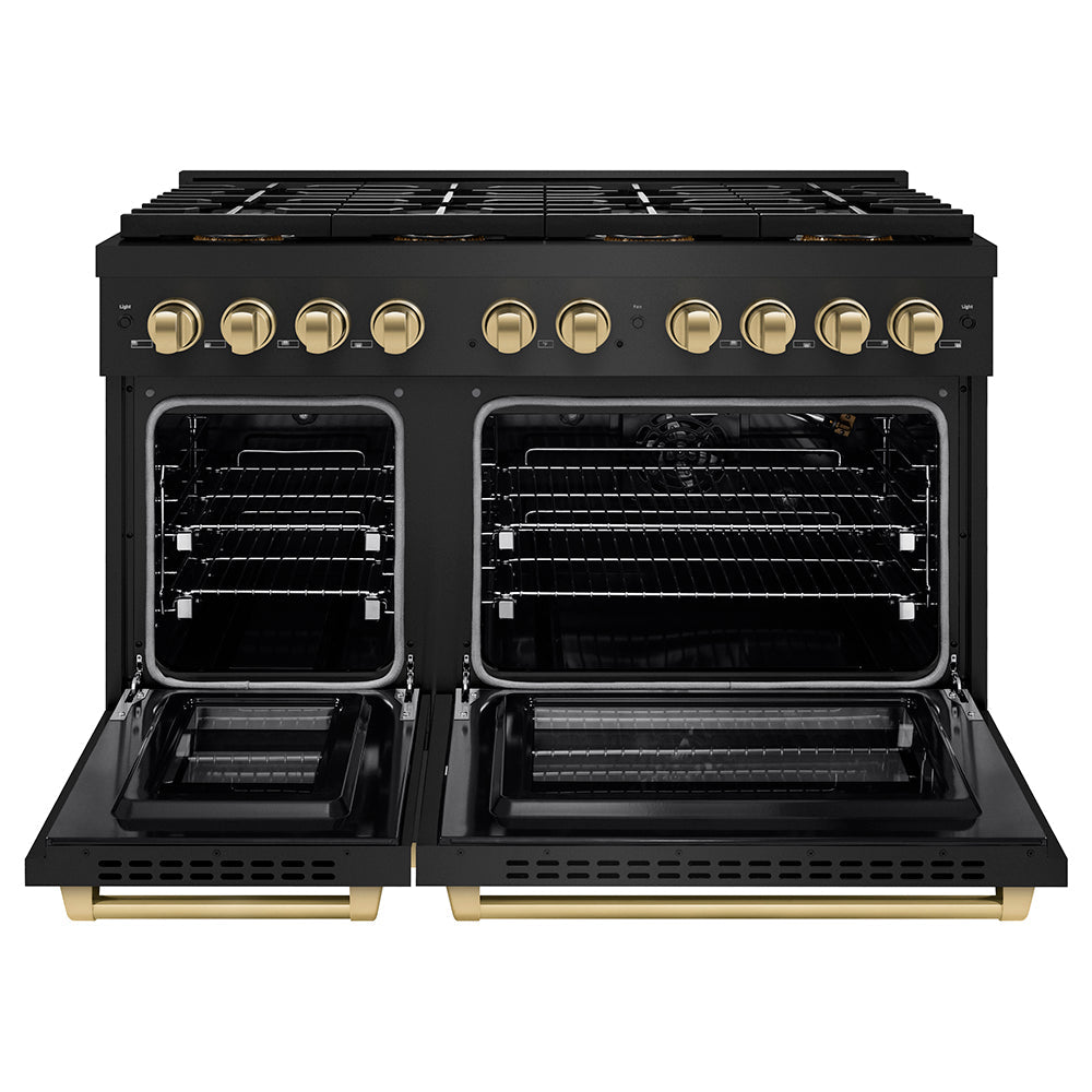 zline-48-in-gas-range-6-7-cu-ft-8-burner-duopro™-cooktop-dual-ovens-black-stainless-steel-with-champagne-bronze-accents-psgrbz-48-cb