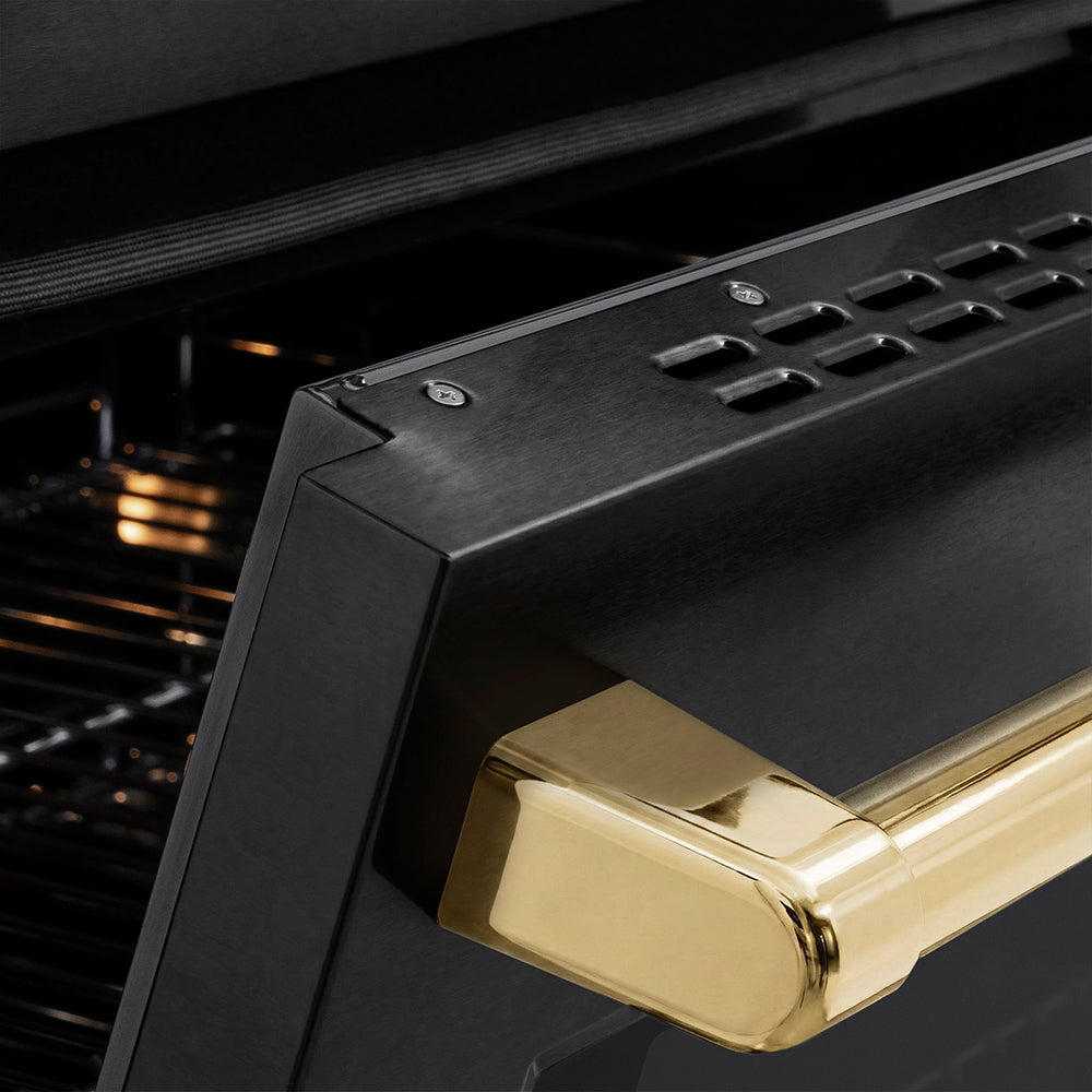 zline-30-in-induction-range-4-2-cu-ft-4-element-cooktop-electric-convection-oven-black-stainless-steel-polished-gold-accents-sinrbz-30-g