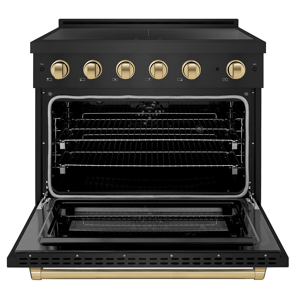 zline-36-in-induction-range-5-2-cu-ft-5-element-cooktop-electric-convection-oven-black-stainless-steel-polished-gold-accents-sinrbz-36-g