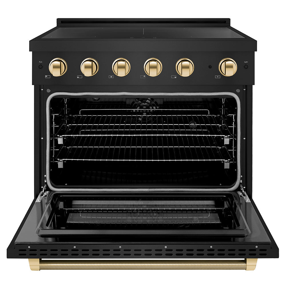 zline-36-in-induction-range-5-2-cu-ft-electric-convection-oven-5-elements-black-stainless-steel-polished-gold-accents-sinrbz-36-kg