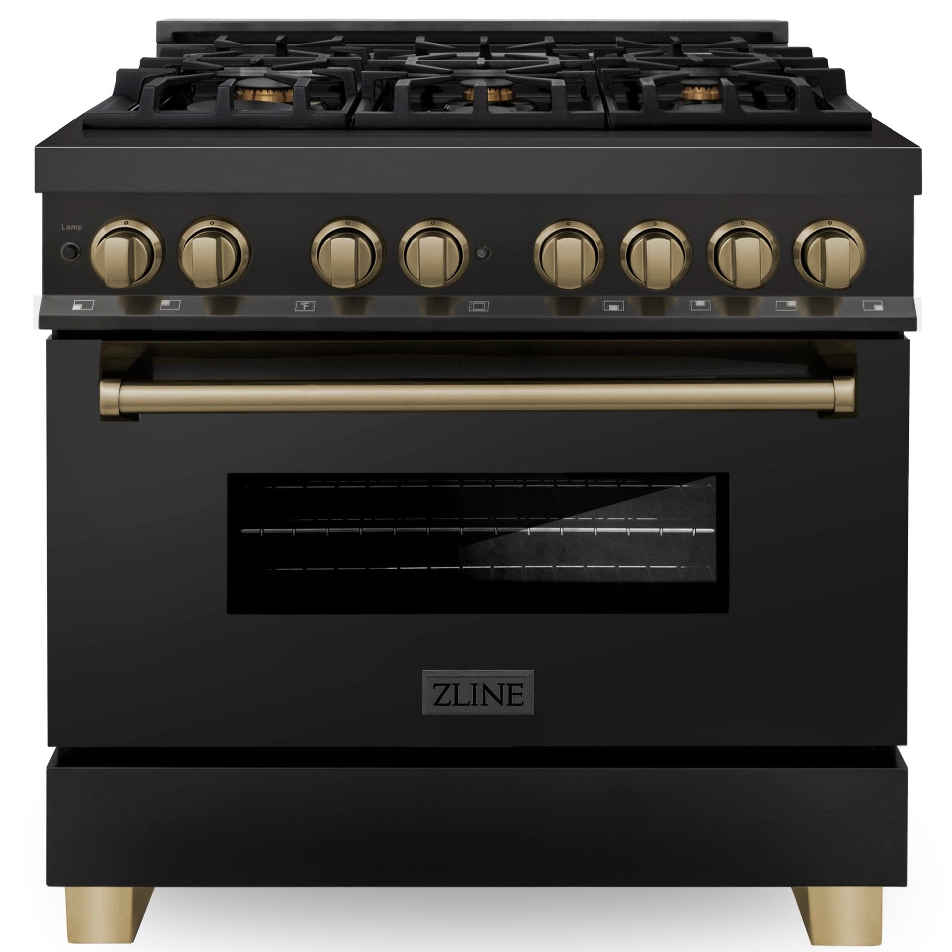 zline-autograph-edition-36-in-dual-fuel-range-4-6-cu-ft-oven-black-stainless-steel-with-bronze-accents-rabz-36-cb