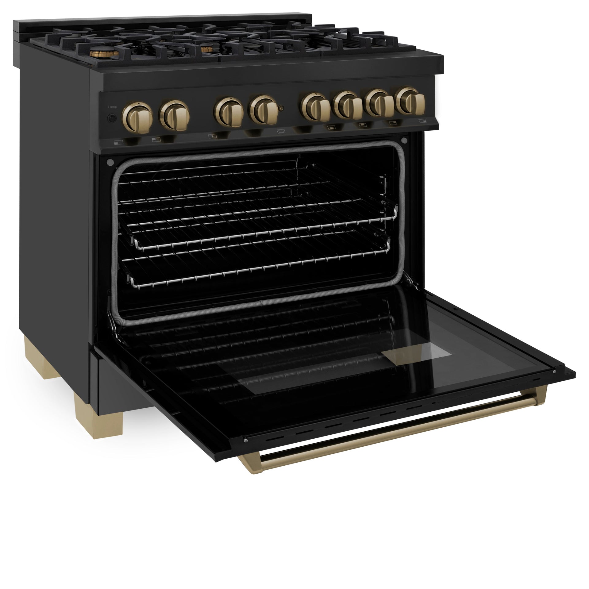 zline-autograph-edition-36-in-dual-fuel-range-4-6-cu-ft-oven-black-stainless-steel-with-bronze-accents-rabz-36-cb