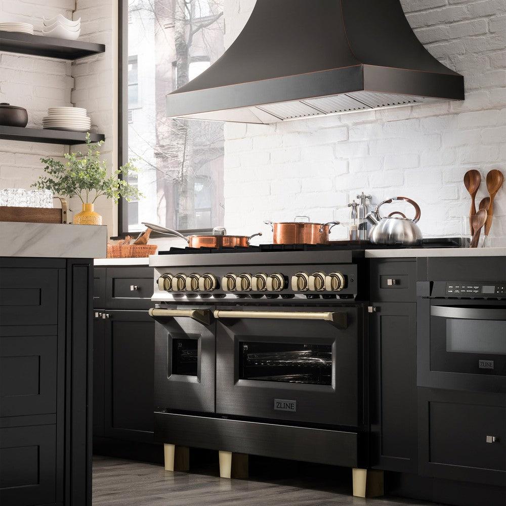 zline-autograph-48-inch-dual-fuel-range-6-0-cu-ft-black-stainless-steel-with-gold-accents-rabz-48-g