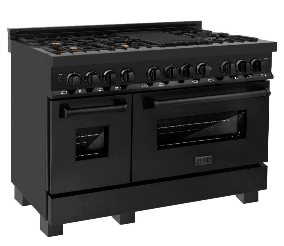 zline-48-in-dual-fuel-range-with-gas-cooktop-electric-oven-black-stainless-steel-finish-brass-burners-rab-br-48