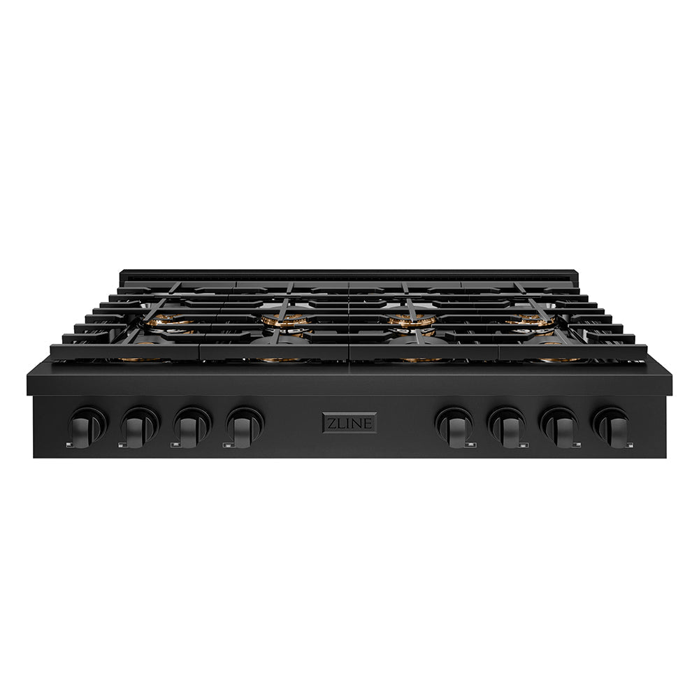 zline-48-paramount-gas-rangetop-with-8-burner-duopro™-cooktop-in-black-stainless-steel-psrtb-48