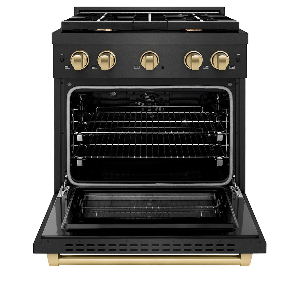 zline-30-in-dual-fuel-range-4-2-cu-ft-4-burner-gas-cooktop-convection-oven-black-satin-stainless-steel-champagne-bronze-accents-sdrbsz-30-cb