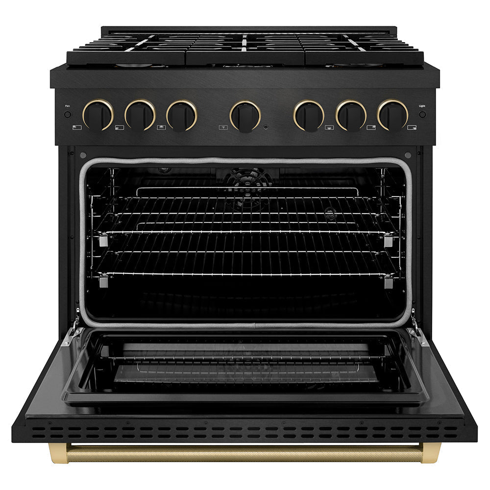 zline-36-in-dual-fuel-range-5-2-cu-ft-6-burner-gas-cooktop-black-satin-stainless-steel-black-champagne-accents-sdrbsz-36-mbcb