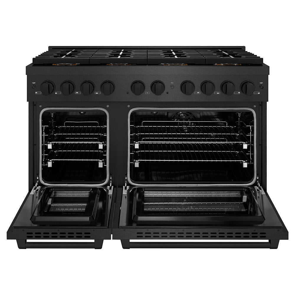 zline-48-in-dual-fuel-range-6-7-cu-ft-8-burner-duopro™-cooktop-dual-oven-black-satin-stainless-steel-psdrbs-48