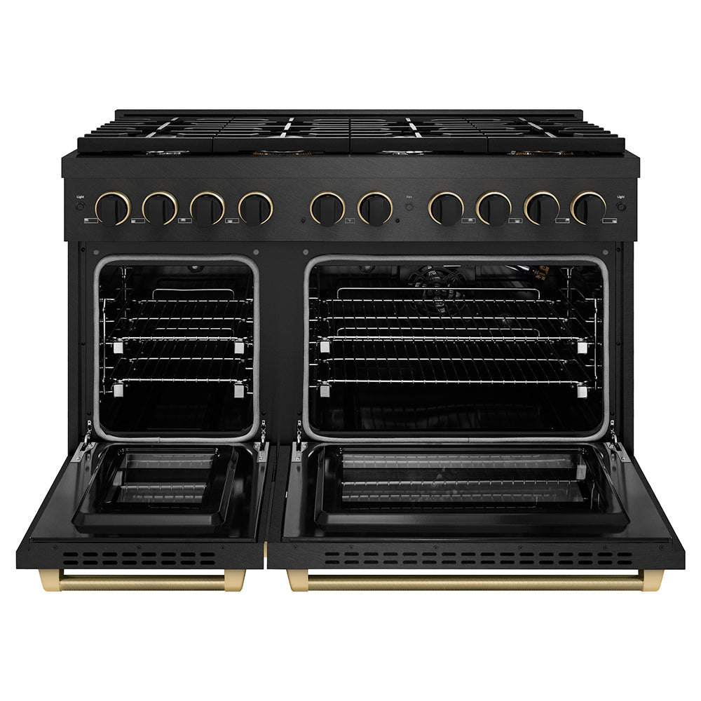 zline-48-in-double-oven-gas-range-6-7-cu-ft-8-burner-cooktop-black-satin-black-champagne-accents-sgrbsz-48-mbcb