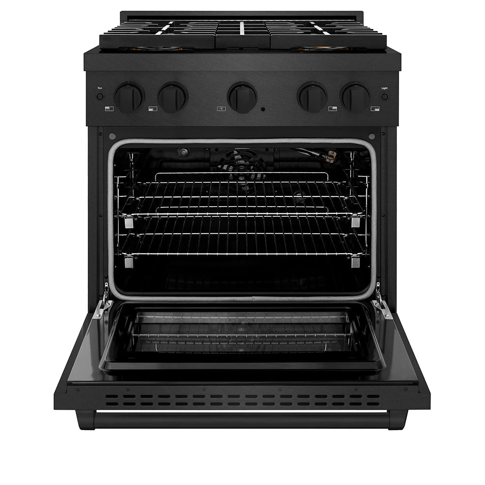 zline-30-in-gas-range-4-2-cu-ft-4-burner-duopro™-cooktop-convection-oven-black-satin-stainless-steel-psgrbs-30