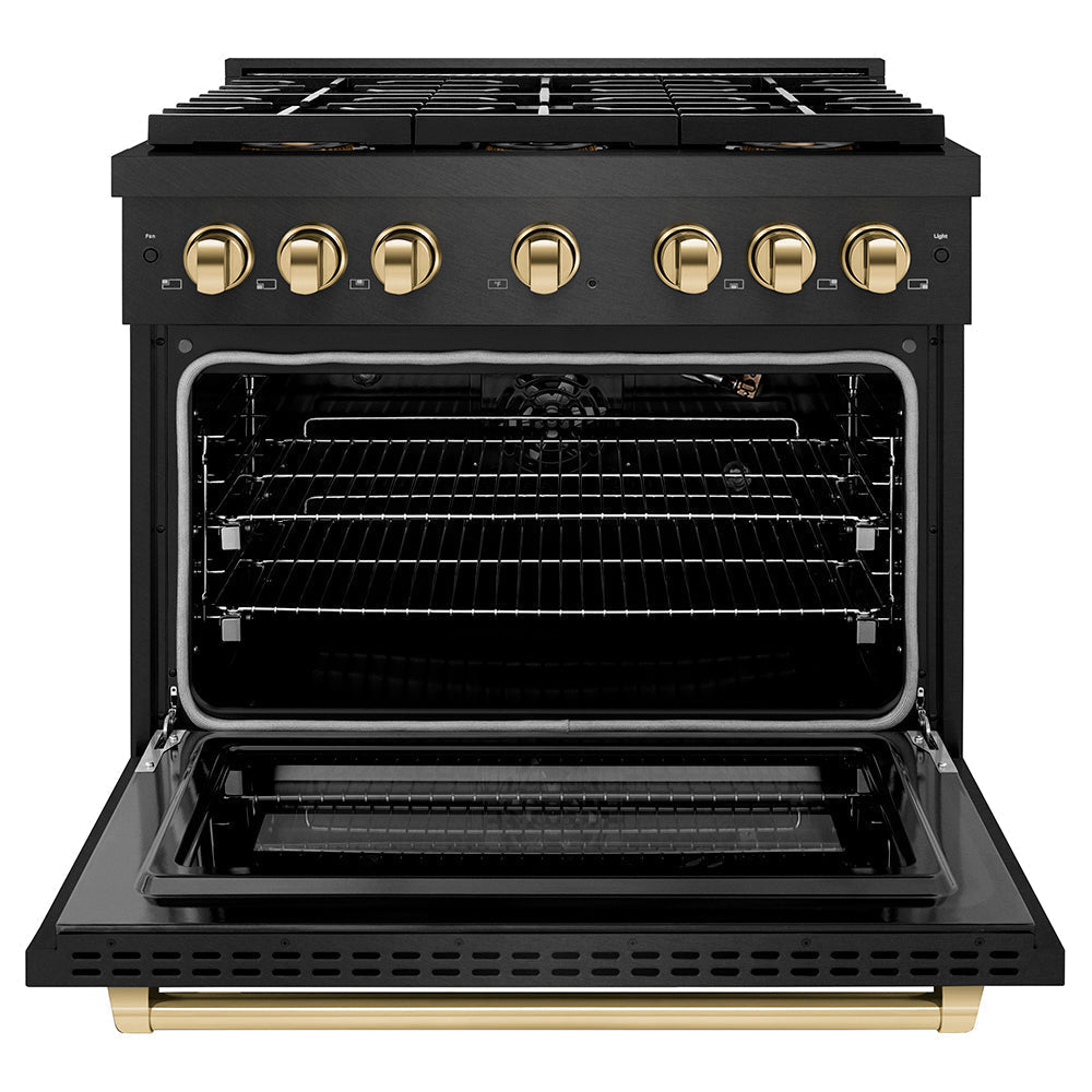 zline-36-in-gas-range-5-2-cu-ft-6-burner-duopro™-cooktop-black-satin-stainless-steel-with-polished-gold-accents-psgrbsz-36-g