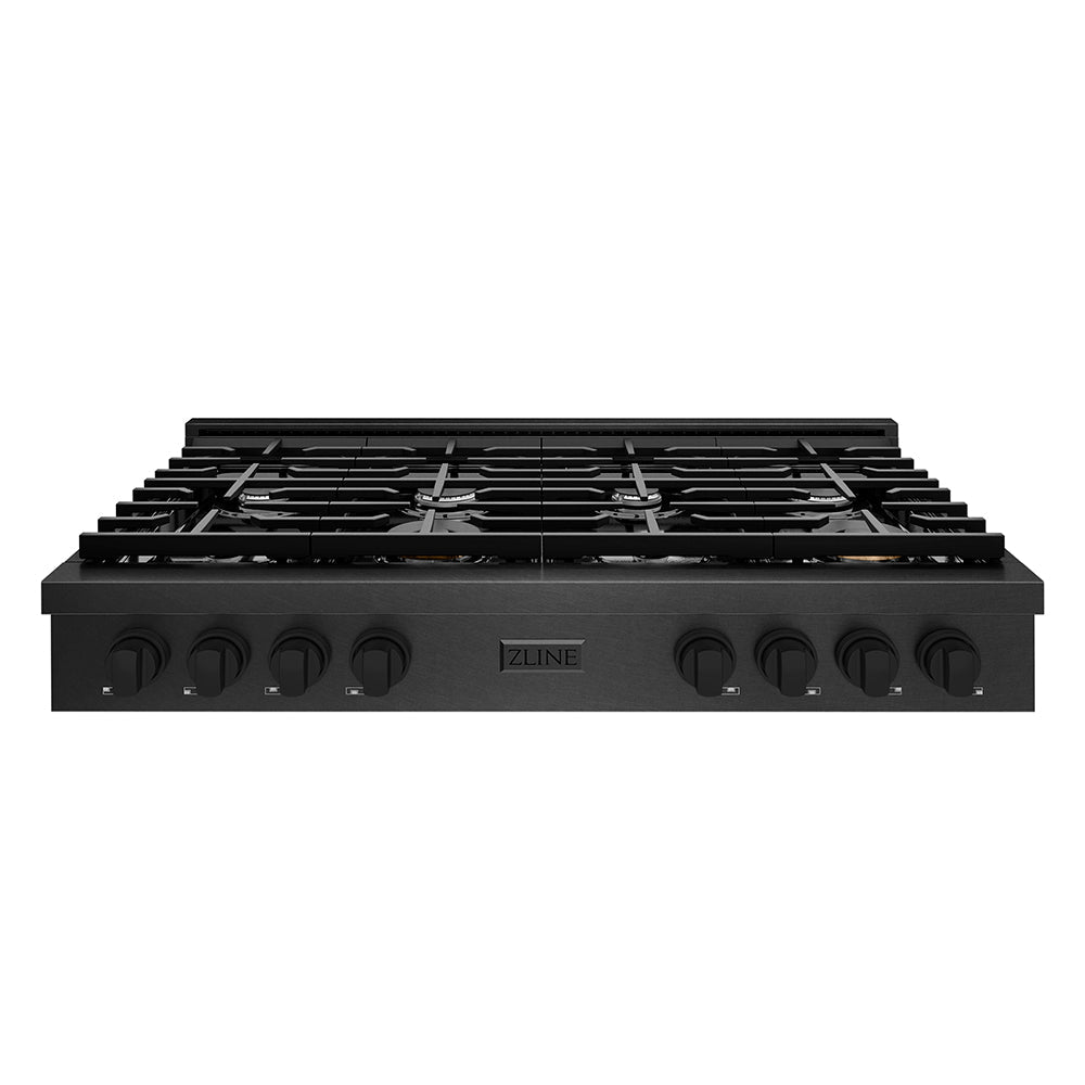 zline-48-paramount-gas-rangetop-with-8-burners-and-porcelain-cooktop-in-black-satin-stainless-steel-srtbs-48