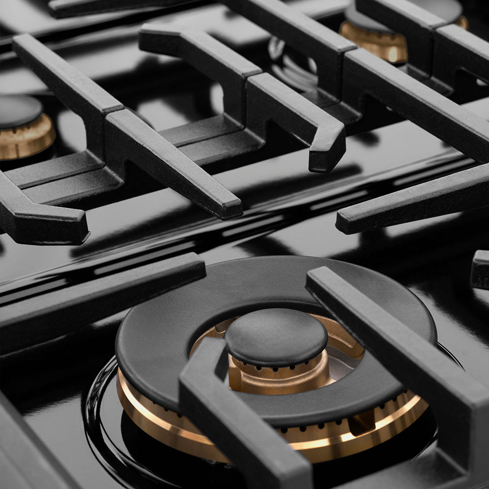 zline-autograph-48-paramount-gas-rangetop-with-8-burners-and-porcelain-cooktop-in-black-satin-with-gold-accents-srtbsz-48-g
