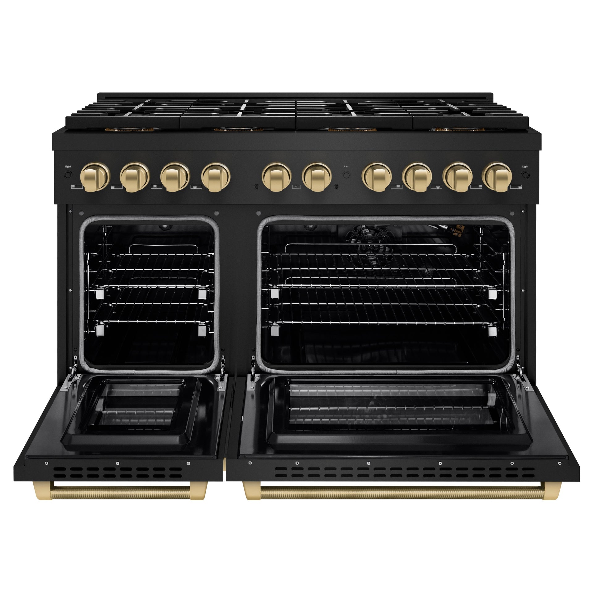 zline-48-in-gas-range-6-7-cu-ft-8-burner-duopro-dual-oven-black-stainless-steel-champagne-bronze-accents-psgrbz-48-kcb