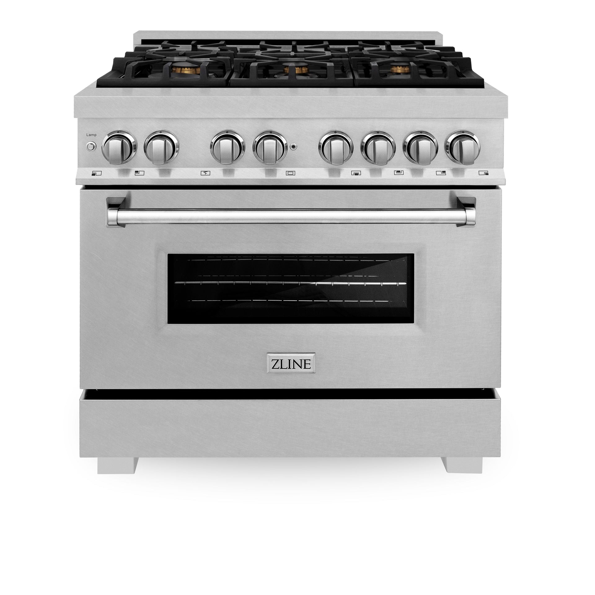 zline-36-in-4-6-cu-ft-legacy-series-dual-fuel-range-with-6-burner-gas-cooktop-and-electric-convection-oven-in-satin-stainless-steel-with-brass-burners-ras-sn-br-36
