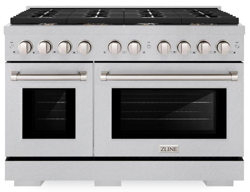 zline-paramount-48-in-double-oven-dual-fuel-range-6-7-cu-ft-with-8-brass-burners-in-satin-stainless-steel-sdrs-br-48