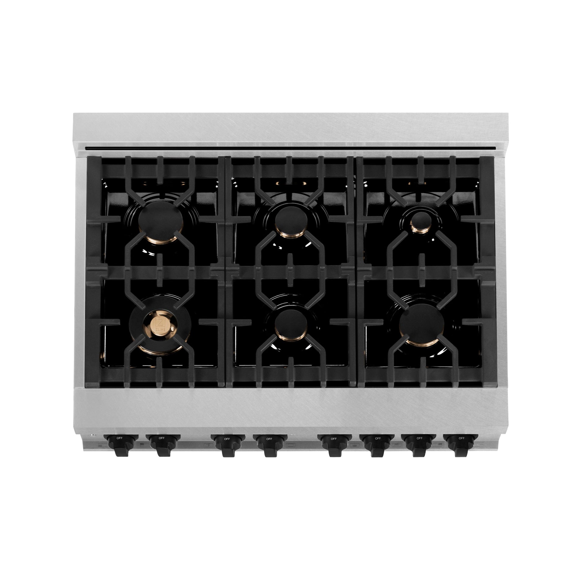 zline-autograph-36-in-4-6-cu-ft-legacy-dual-fuel-range-with-6-gas-burners-and-electric-convection-oven-in-satin-stainless-steel-with-matte-black-accents-rasz-sn-36-mb