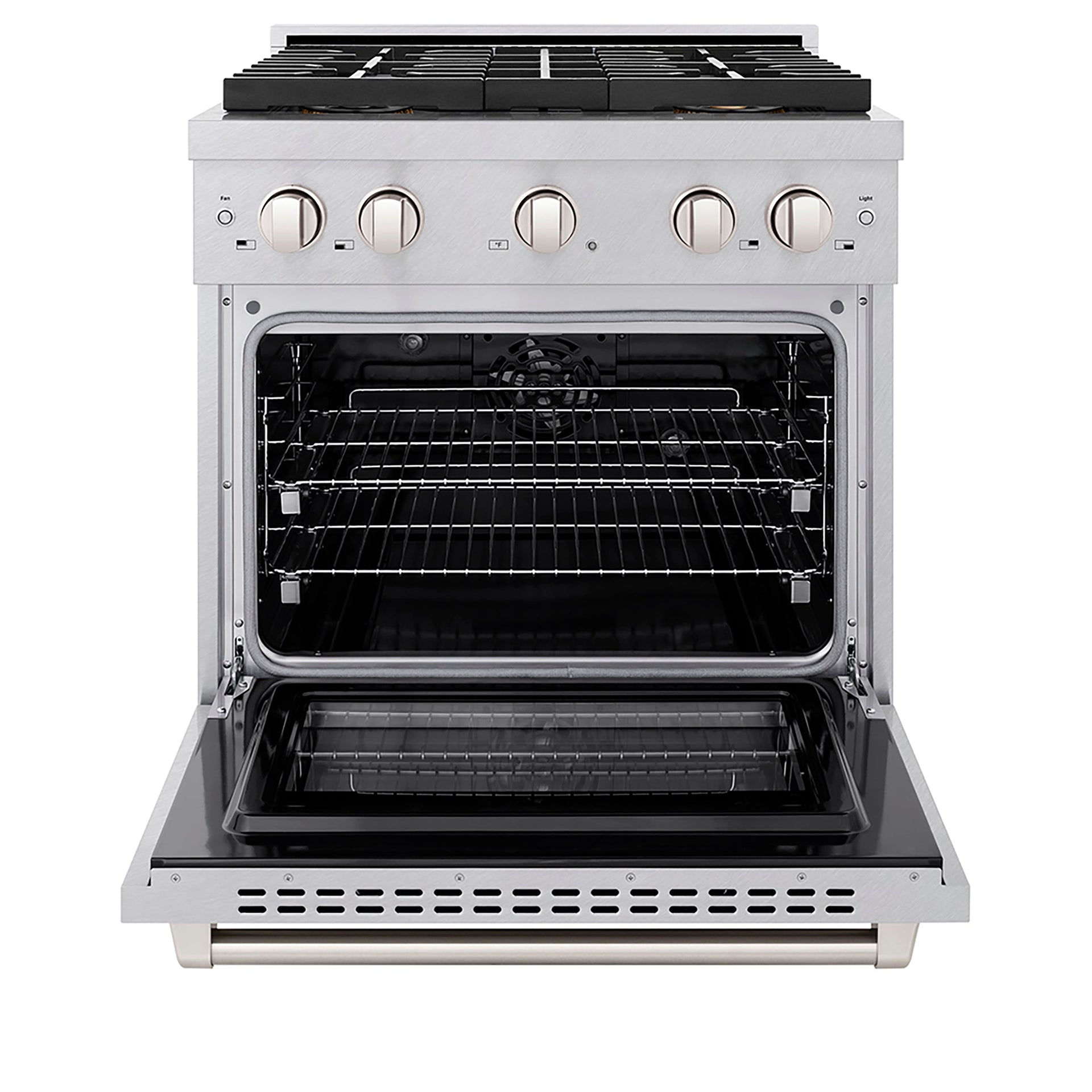 zline-30-in-dual-fuel-range-4-2-cu-ft-4-burner-duopro™-cooktop-electric-convection-oven-satin-stainless-steel-psdrs-30