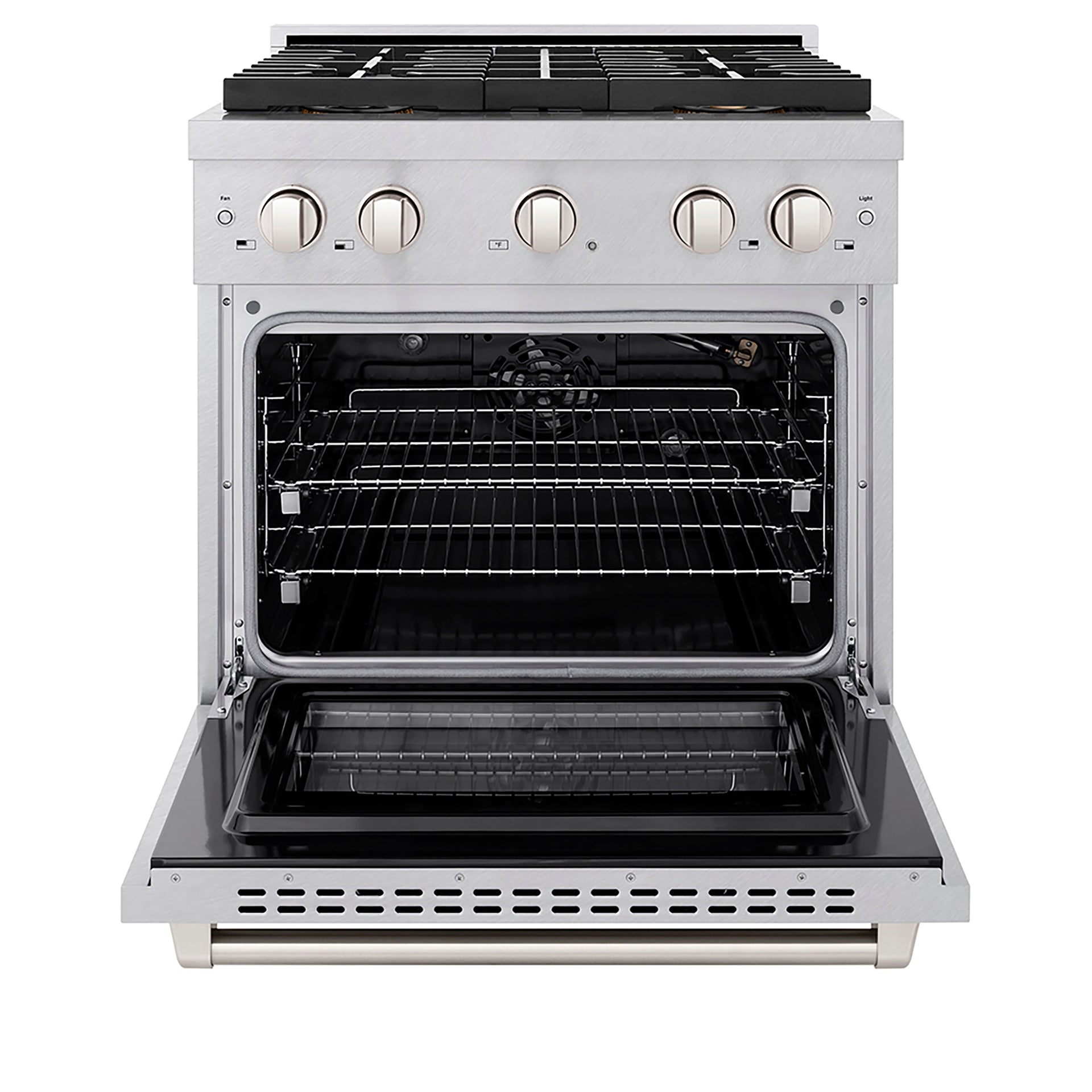 zline-30-in-gas-range-4-2-cu-ft-convection-oven-with-4-burner-duopro™-cooktop-satin-stainless-steel-psgrs-30