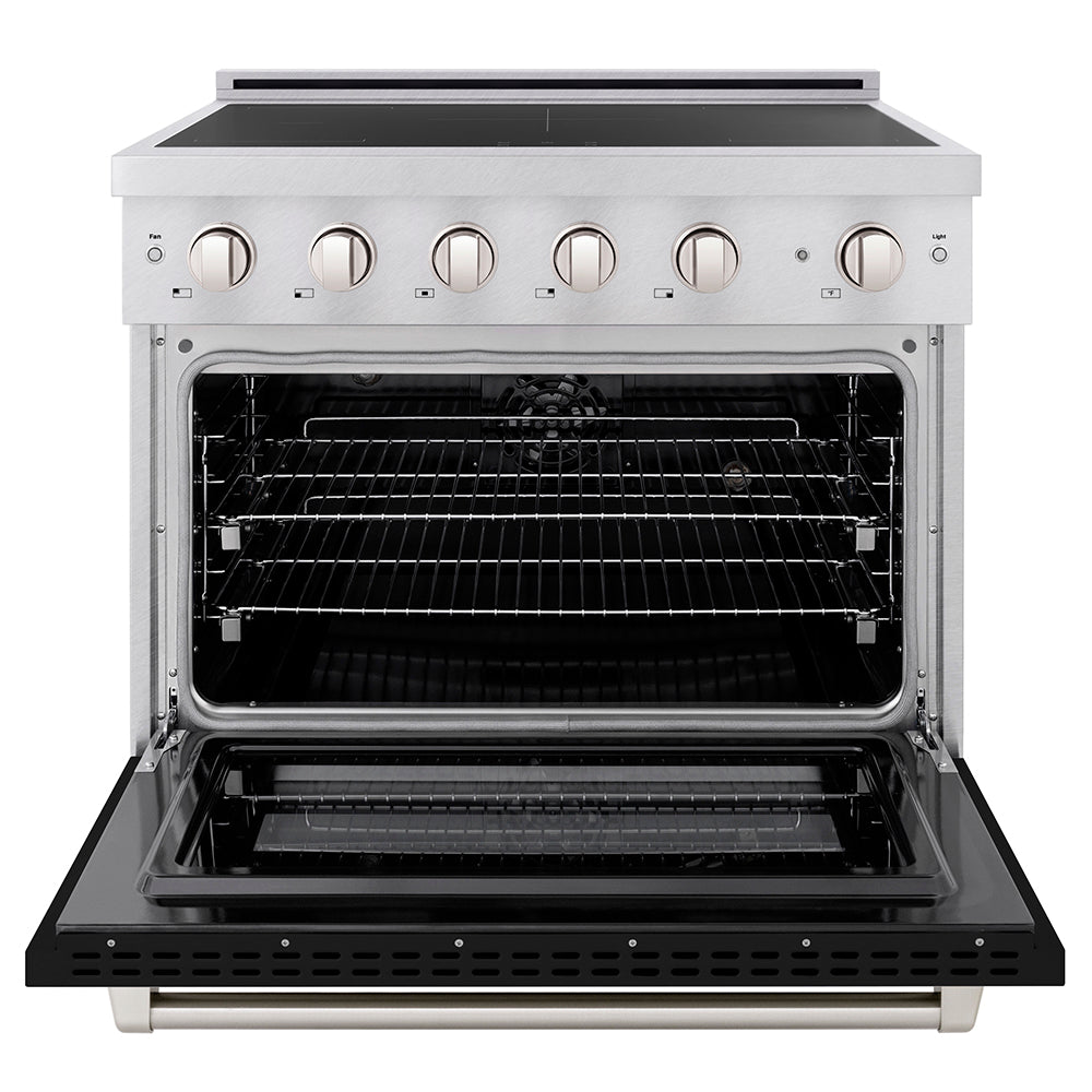 zline-36-in-induction-range-5-2-cu-ft-5-element-cooktop-electric-convection-oven-satin-stainless-steel-black-matte-door-sinrs-blm-36