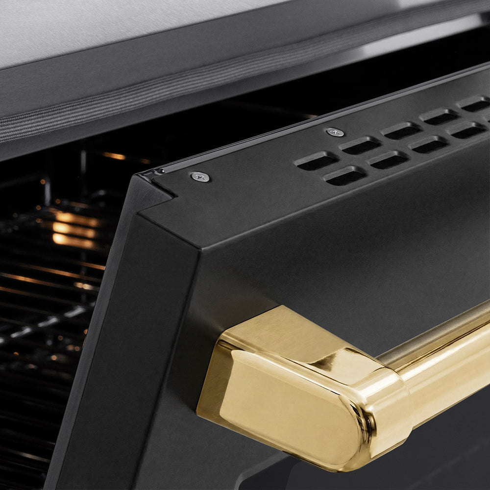 zline-36-in-induction-range-5-2-cu-ft-5-element-cooktop-electric-convection-oven-satin-stainless-steel-black-matte-door-polished-gold-accents-sinrsz-blm36-g