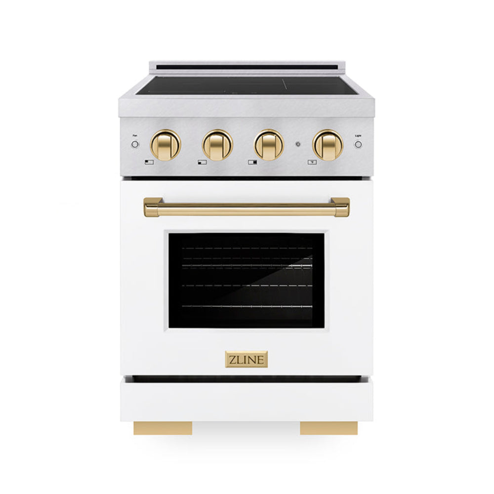 zline-24-in-induction-range-3-2-cu-ft-electric-convection-oven-satin-stainless-steel-white-matte-door-polished-gold-accents-sinrsz-wm-24-g
