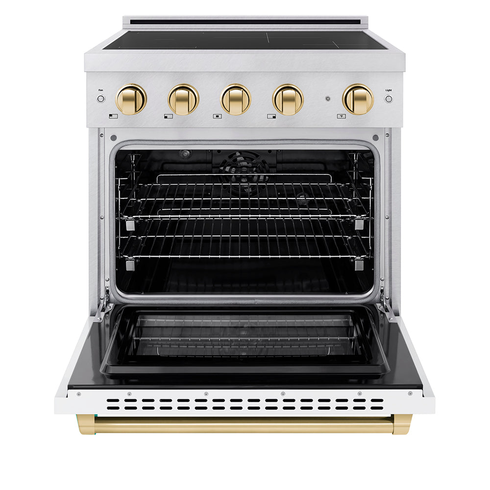 zline-30-in-induction-range-4-2-cu-ft-electric-convection-oven-4-element-cooktop-satin-stainless-steel-white-matte-door-polished-gold-accents-sinrsz-wm-30-g
