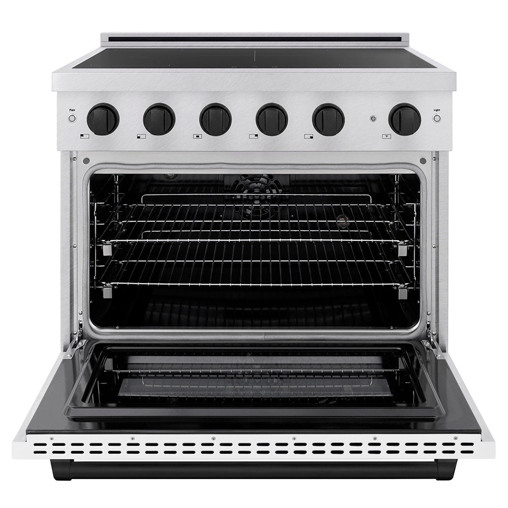 zline-36-in-induction-range-5-2-cu-ft-5-element-cooktop-electric-convection-oven-satin-stainless-steel-white-matte-door-matte-black-accents-sinrsz-wm-36-mb