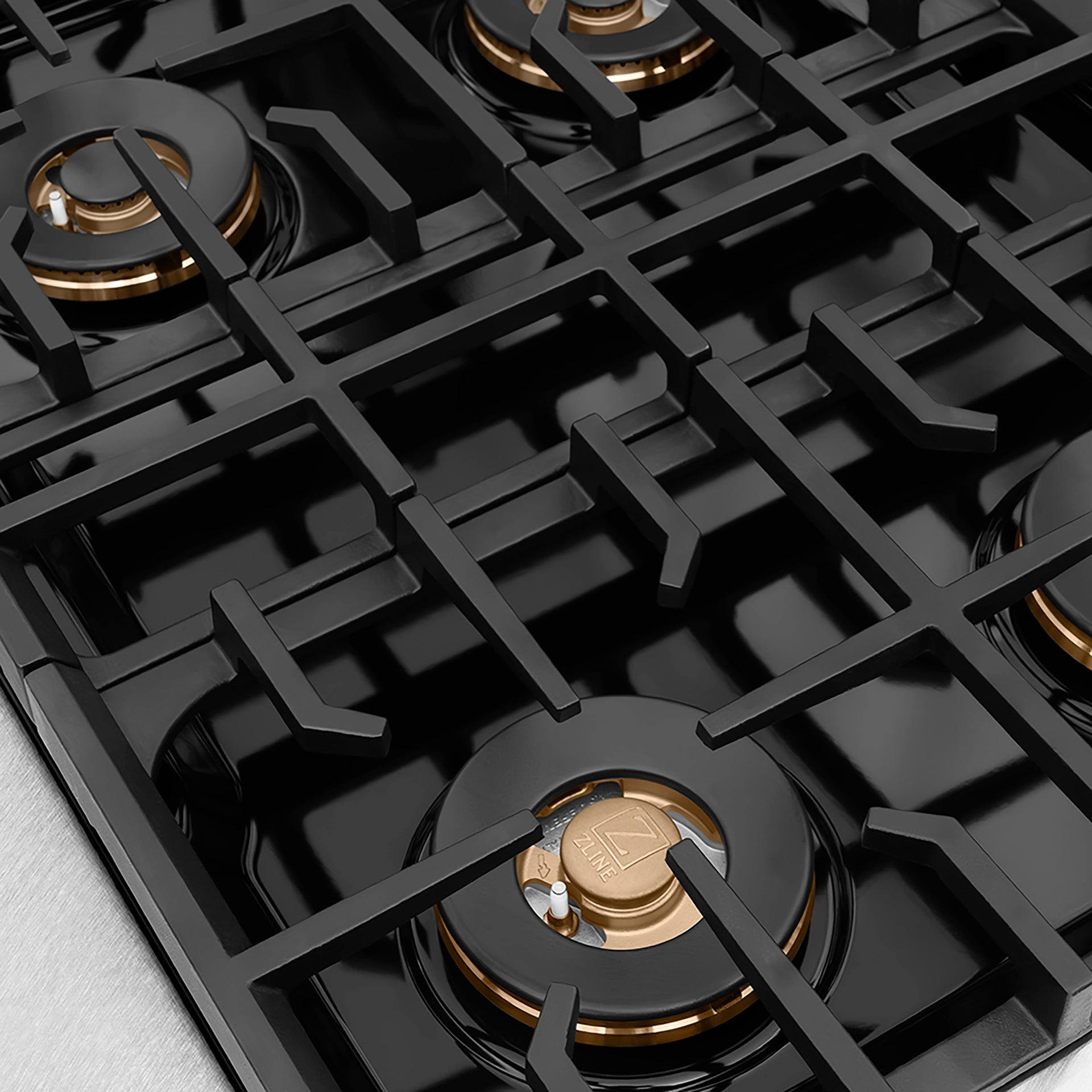 zline-autograph-edition-30-paramount-gas-rangetop-with-4-burner-duopro™-cooktop-in-satin-stainless-steel-and-matte-black-accents-psrtsz-30-mb