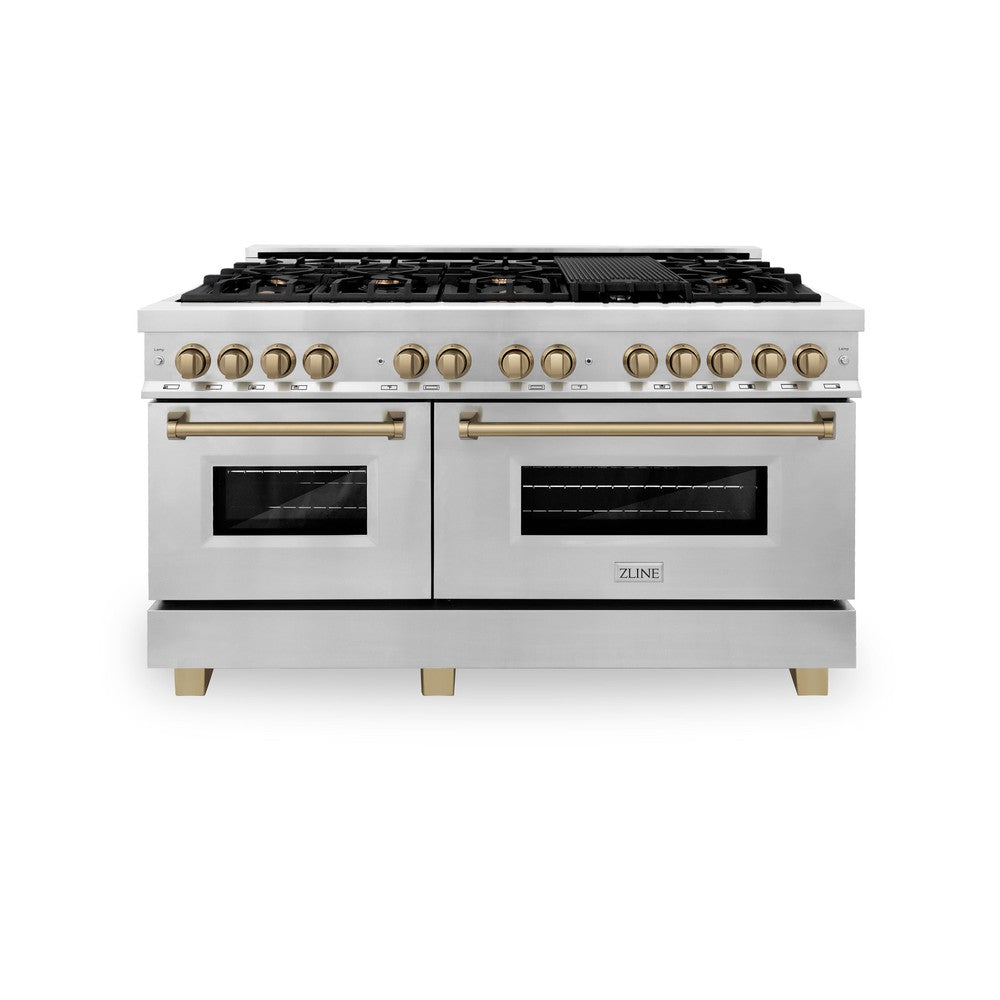 zline-autograph-60-in-7-4-cu-ft-dual-fuel-range-with-gas-cooktop-and-electric-convection-ovens-in-stainless-steel-with-champagne-bronze-accents-raz-60-cb