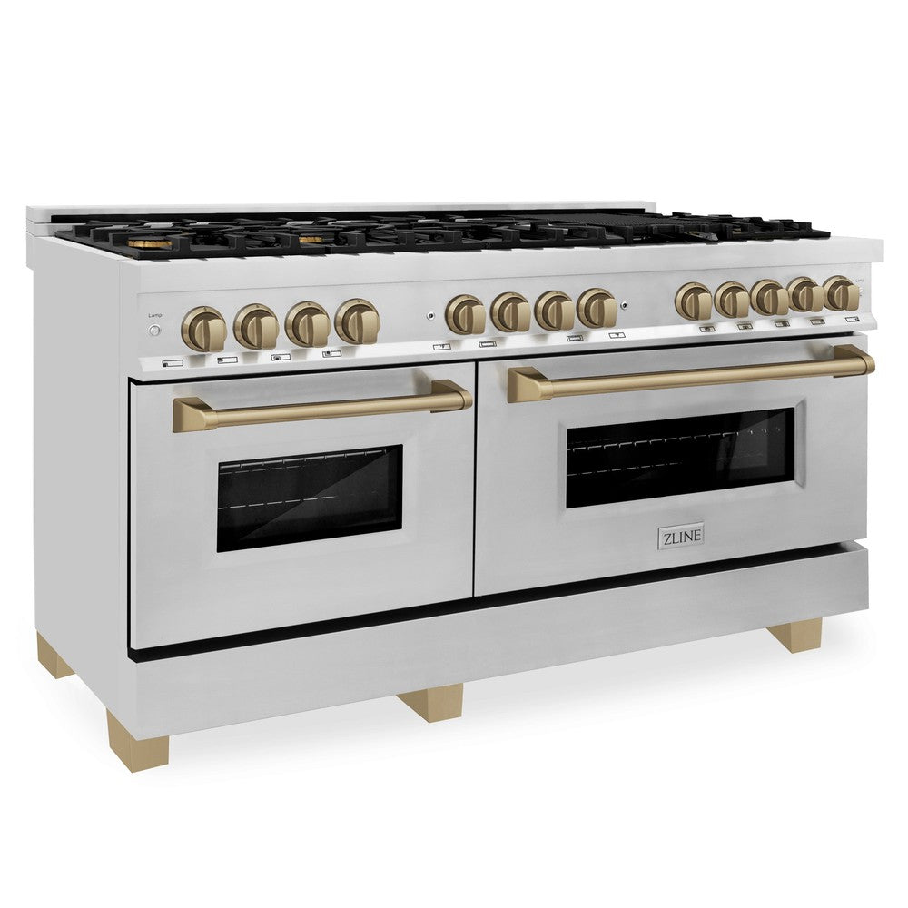zline-autograph-60-in-7-4-cu-ft-dual-fuel-range-with-gas-cooktop-and-electric-convection-ovens-in-stainless-steel-with-champagne-bronze-accents-raz-60-cb