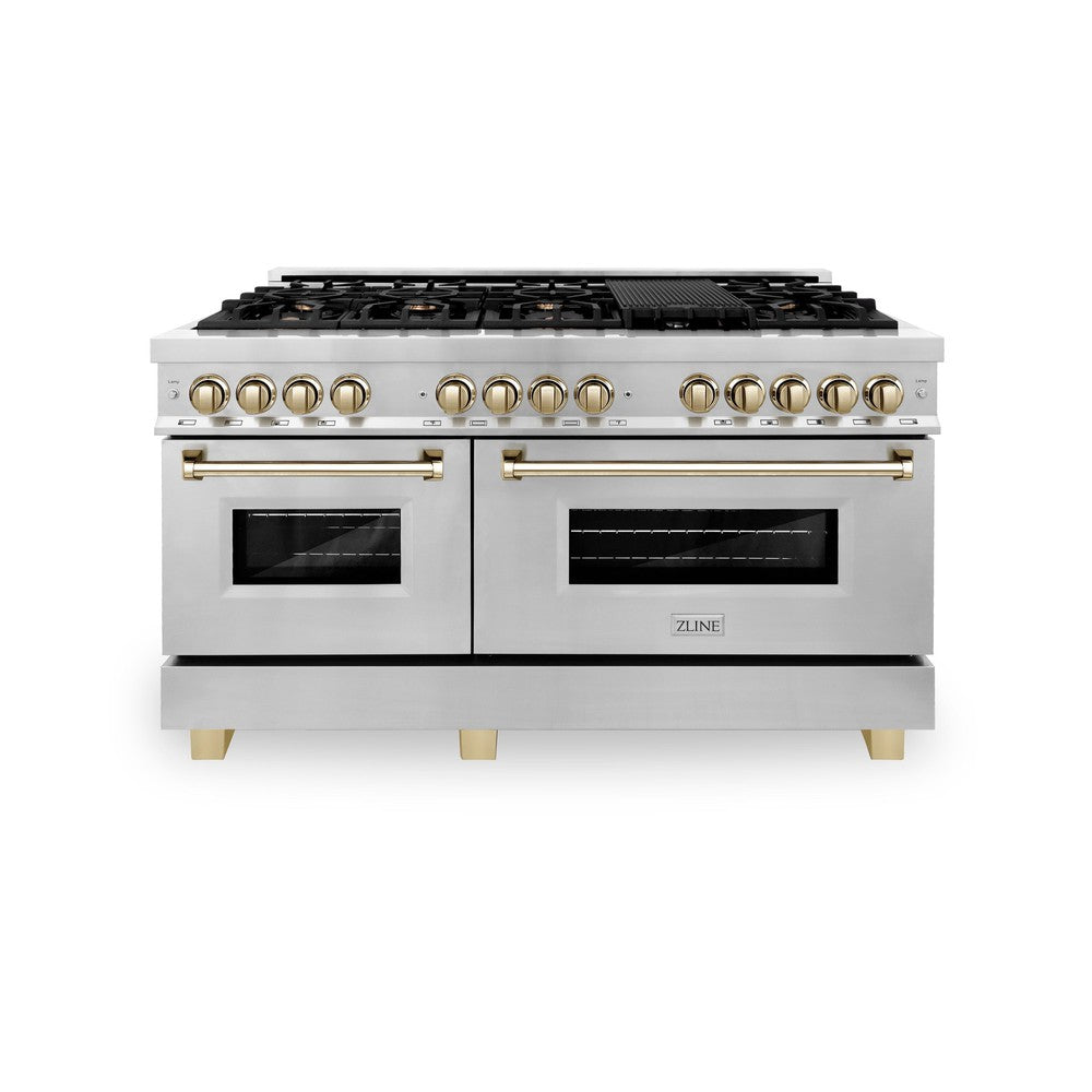 zline-autograph-edition-60-in-7-4-cu-ft-dual-fuel-range-with-gas-cooktop-and-electric-convection-oven-in-stainless-steel-with-gold-accents-raz-60-g
