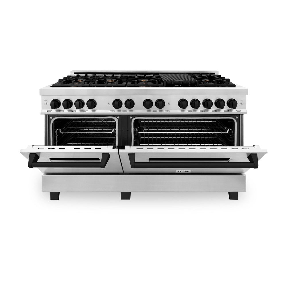 zline-autograph-edition-60-inch-dual-fuel-range-with-7-4-cu-ft-electric-convection-oven-stainless-steel-with-black-matte-accents-model-raz-60-mb