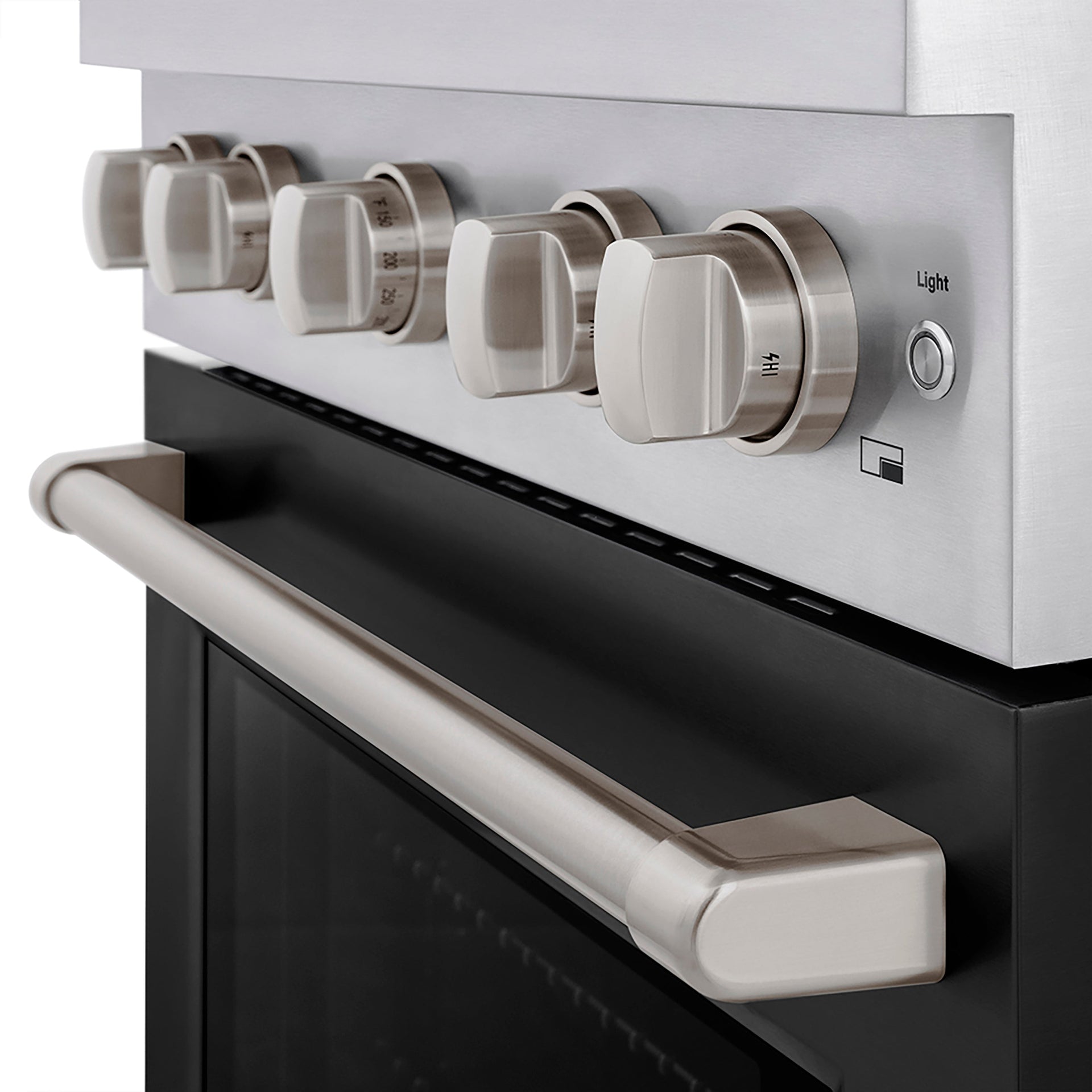zline-30-in-dual-fuel-range-4-2-cu-ft-with-4-burner-duopro™-cooktop-electric-convection-oven-black-matte-door-psdr-blm-30