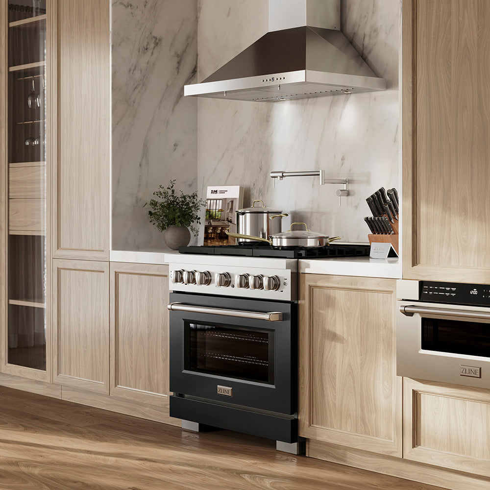 zline-36-in-dual-fuel-range-5-2-cu-ft-6-burner-duopro™-cooktop-electric-convection-oven-black-matte-door-psdr-blm-36