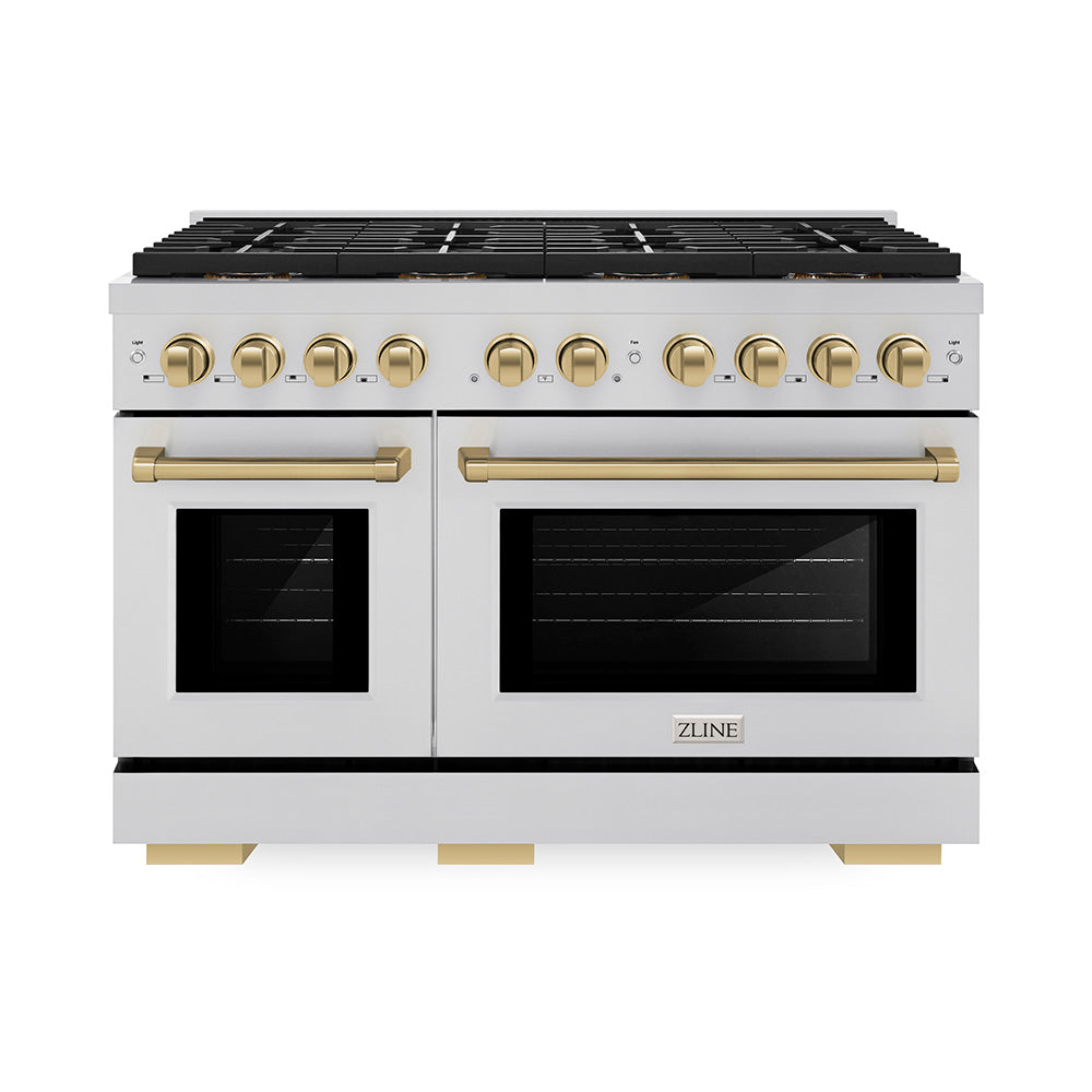 zline-48-in-dual-fuel-range-6-7-cu-ft-8-burner-duopro™-cooktop-dual-ovens-stainless-steel-champagne-bronze-accents-psdrz-48-cb