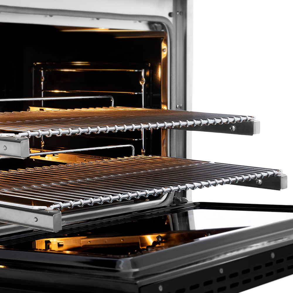 zline-36-in-dual-fuel-range-5-2-cu-ft-6-burner-duopro™-cooktop-electric-convection-oven-black-matte-door-champagne-bronze-accents-psdrz-blm-36-cb