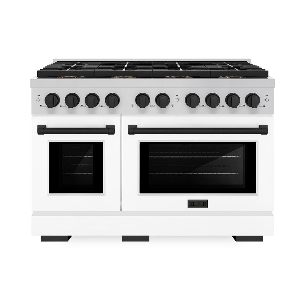zline-48-in-autograph-paramount-dual-fuel-range-6-7-cu-ft-capacity-8-burner-duopro™-cooktop-dual-ovens-white-matte-doors-matte-black-accents-psdrz-wm-48-mb