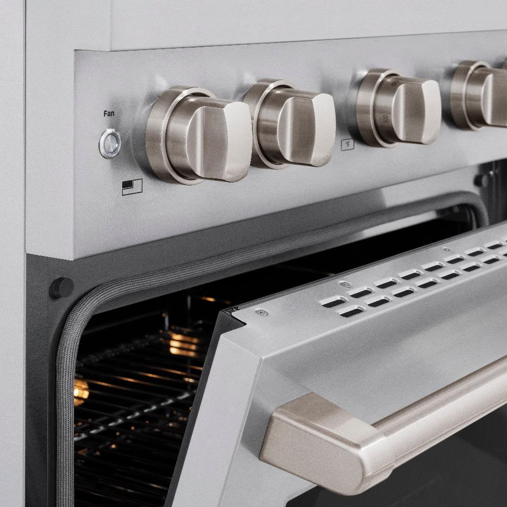 zline-paramount-30-in-dual-fuel-range-with-4-brass-burners-and-4-2-cu-ft-electric-convection-oven-in-stainless-steel-model-sdr-br-30