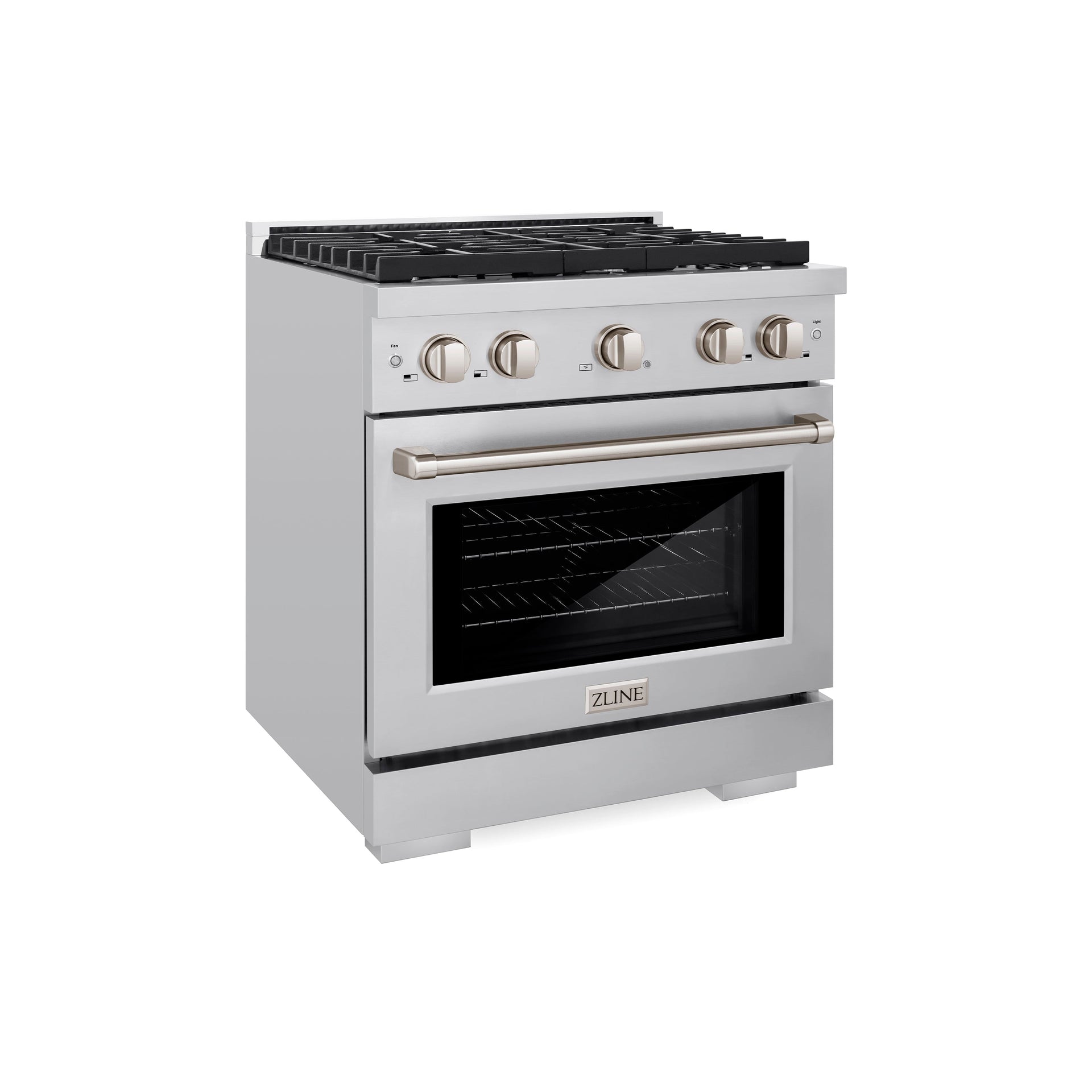 zline-30-inch-paramount-dual-fuel-range-with-4-gas-burners-and-4-2-cu-ft-electric-convection-oven-stainless-steel-model-sdr30