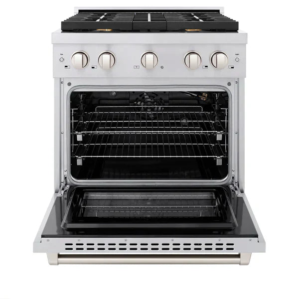 zline-paramount-30-in-gas-range-with-convection-oven-and-4-brass-burners-in-stainless-steel-sgr-br-30