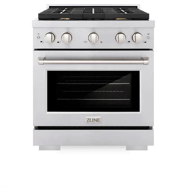 zline-paramount-30-in-gas-range-with-convection-oven-and-4-brass-burners-in-stainless-steel-sgr-br-30