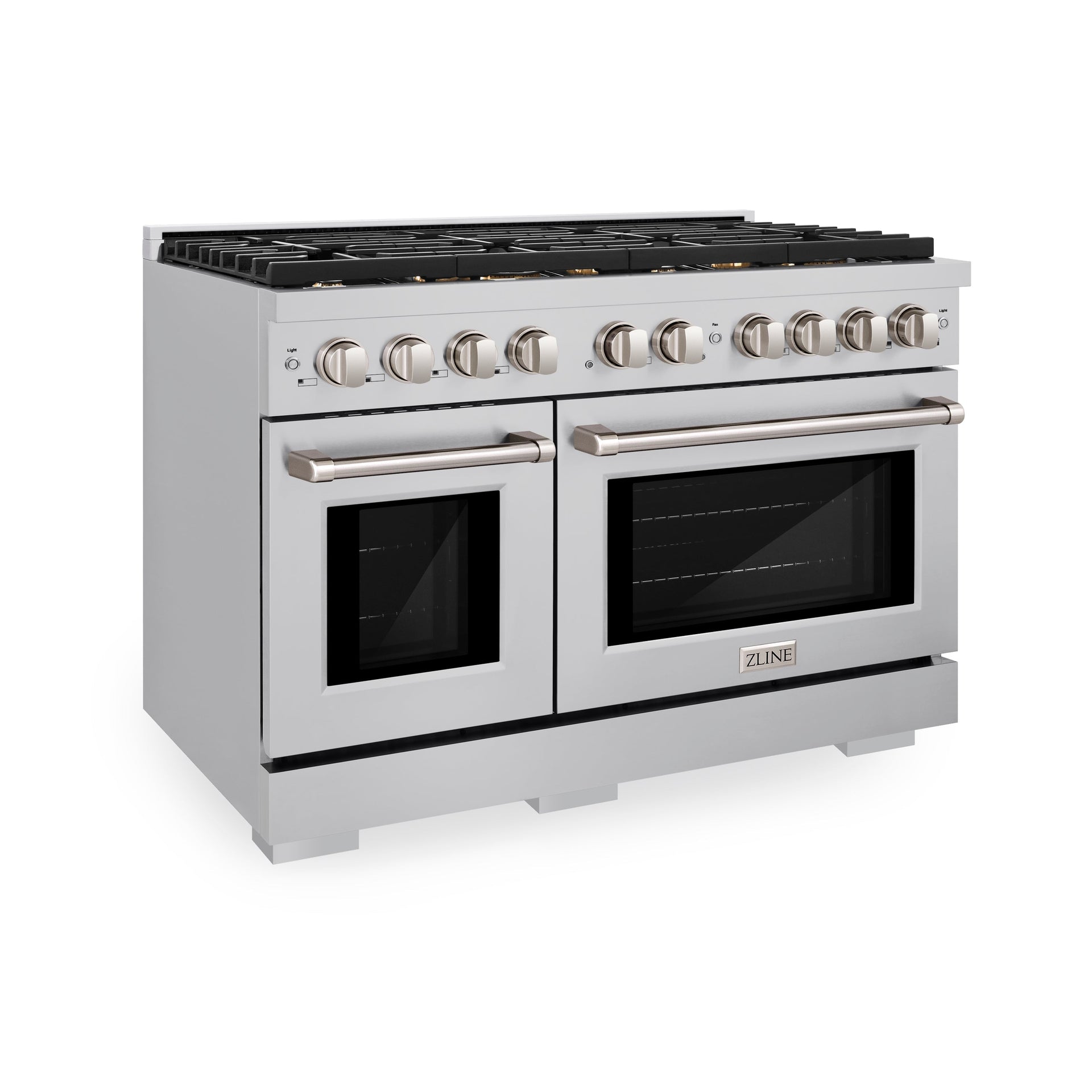 zline-paramount-48-in-gas-range-with-convection-oven-8-brass-burners-6-7-cu-ft-capacity-stainless-steel-sgr-br-48