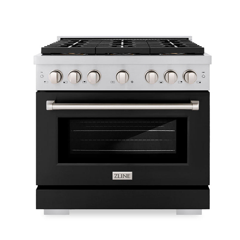 zline-36-in-gas-range-5-2-cu-ft-6-burner-duopro™-cooktop-convection-gas-oven-black-matte-door-psgr-blm-36
