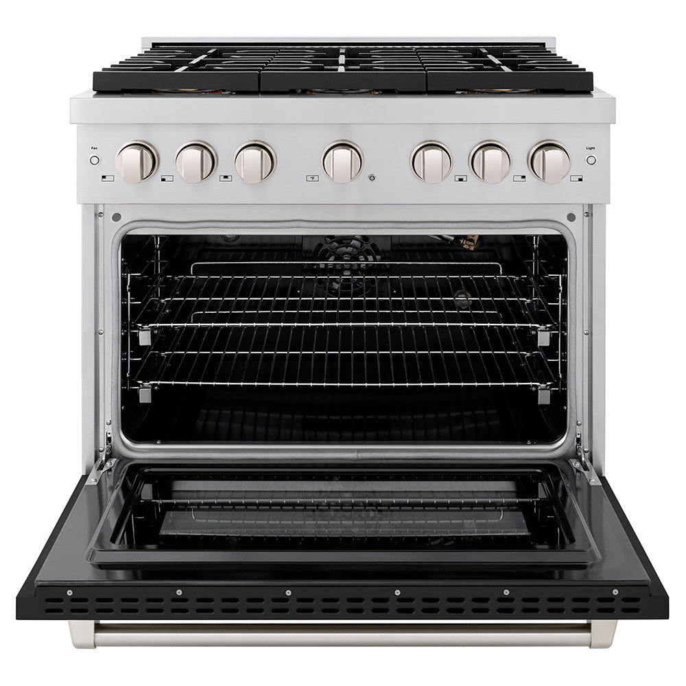 zline-36-in-gas-range-5-2-cu-ft-6-burner-duopro™-cooktop-convection-gas-oven-black-matte-door-psgr-blm-36