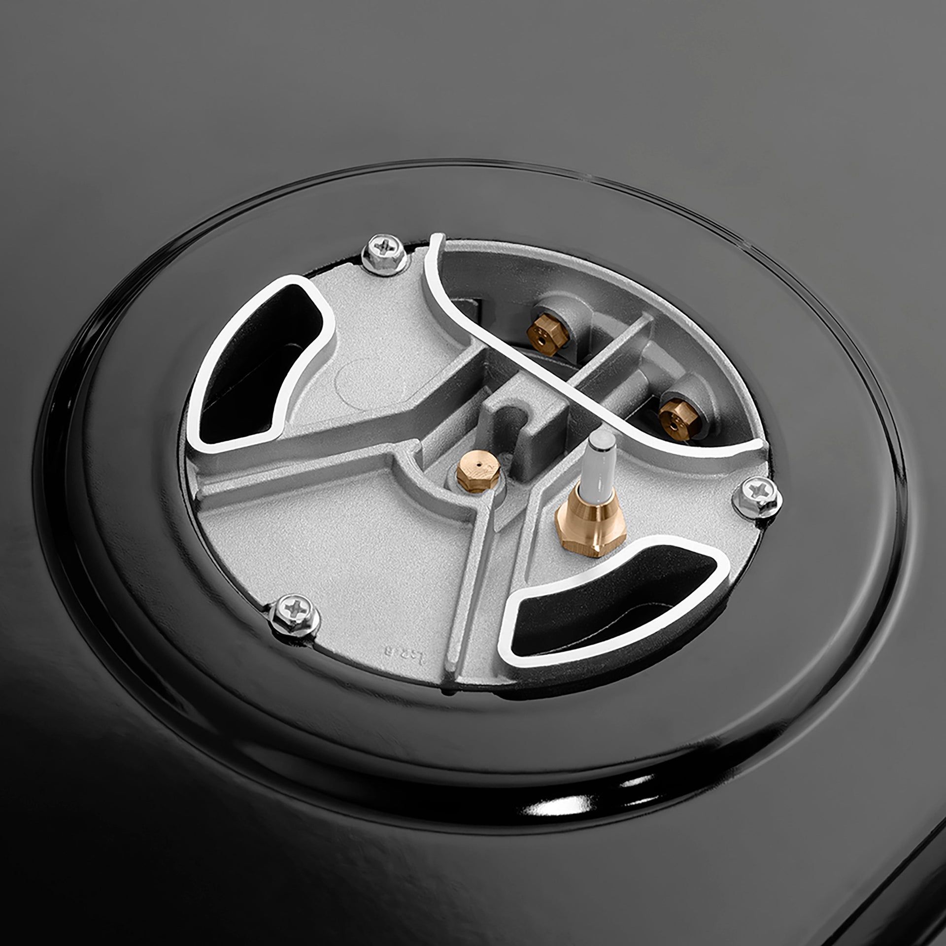 zline-30-in-gas-range-4-2-cu-ft-4-burner-duopro™-cooktop-convection-gas-oven-stainless-steel-with-matte-black-accents-psgrz-30-mb