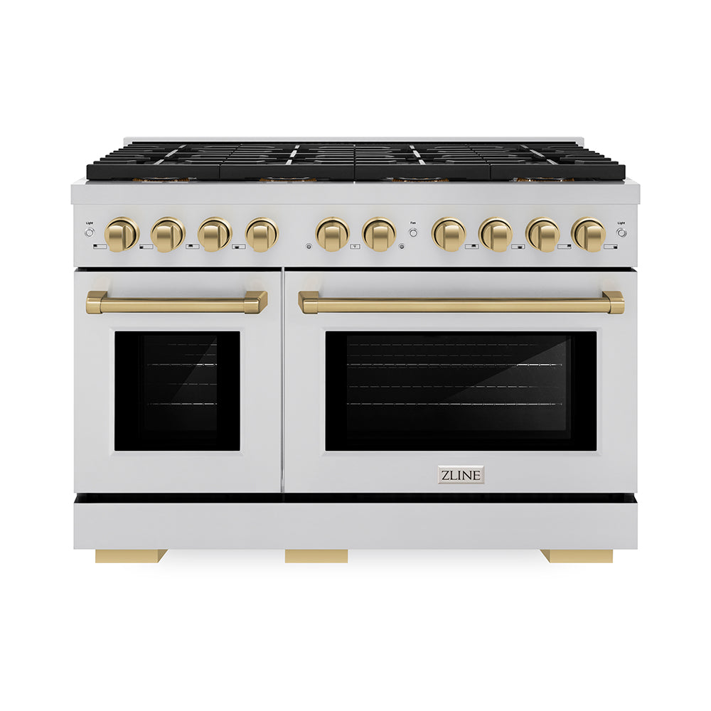zline-48-in-gas-range-6-7-cu-ft-8-burner-duopro™-cooktop-dual-oven-stainless-steel-with-champagne-bronze-accents-psgrz-48-cb