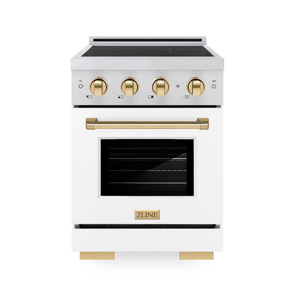 zline-24-in-induction-range-3-2-cu-ft-electric-convection-oven-stainless-steel-white-matte-door-polished-gold-accents-sinrz-wm-24-g