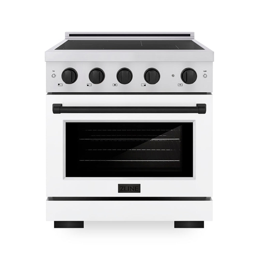 zline-30-in-induction-range-4-2-cu-ft-4-elements-electric-convection-oven-white-matte-door-matte-black-accents-sinrz-wm-30-mb