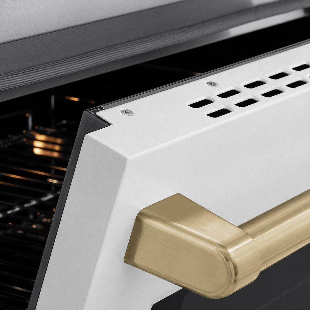 zline-36-in-induction-range-5-2-cu-ft-5-element-cooktop-electric-convection-oven-stainless-steel-white-matte-door-champagne-bronze-accents-sinrz-wm-36-cb